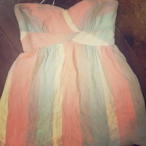 Free People strapless tunic top or mini dress